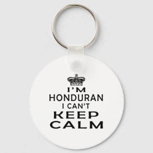 I am Honduran I can't keep calm Key Ring