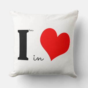 I Am In Love Cushion
