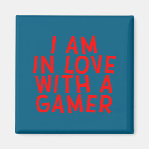 I Am In Love With A Gamer Cute Valentines Day Game Magnet