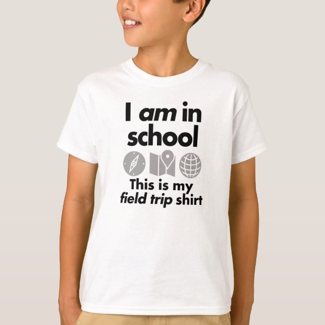 I AM in School T-Shirt (Front)