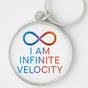 I AM Infinite Velocity – Quantum Energy Design Key Ring
