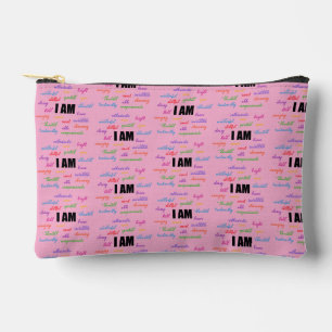 I Am Inspiration, Positive, Religious, Christian Accessory Pouch