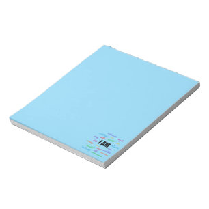 I Am Inspiration, Positive, Religious, Christian Notepad