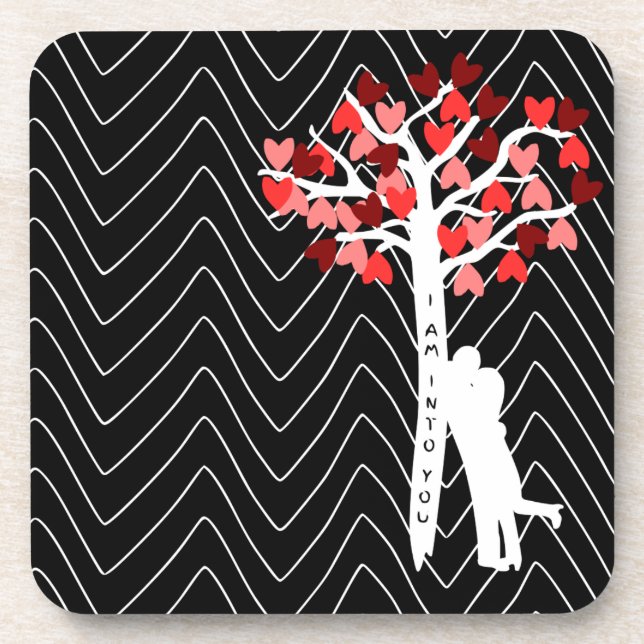I am Into You valentine's day Coaster (Front)