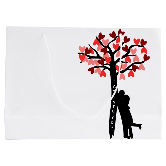 I am Into You valentine's day Large Gift Bag (Back)