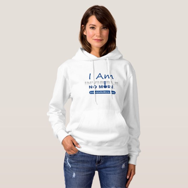 I Am Invisible No More - Hoodie Sweatshirt (Front Full)