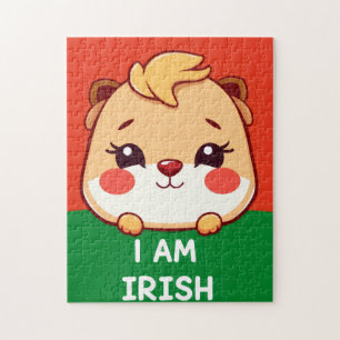 I am Irish cute animal Jigsaw Puzzle