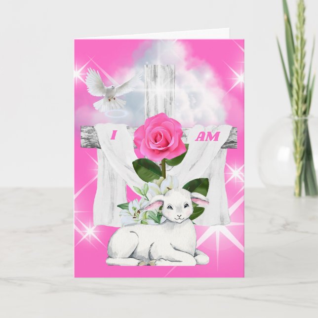 I Am Is Risen Greeting Card (Front)
