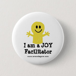 I am Joy Facilitator 6 Cm Round Badge
