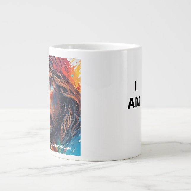I AM Jumbo Mug (Front)