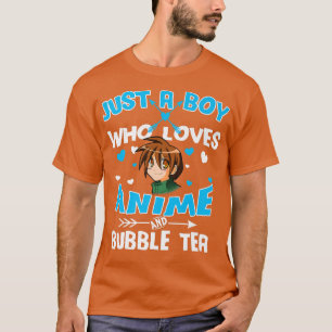 I Am Just A Boy Who Loves Anime And Bubble Tea Ota T-Shirt