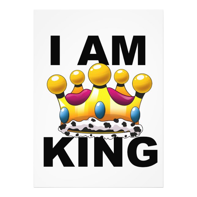 I am King Photo Print (Front)