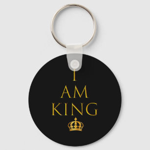 I Am King T Shirt Key Ring