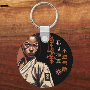 I am Kyokushin - Unbreakable, Unstoppable, Karate Key Ring