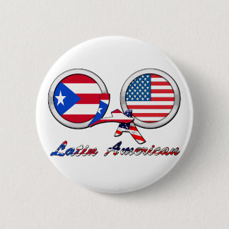 I Am Latin American Boricua 6 Cm Round Badge