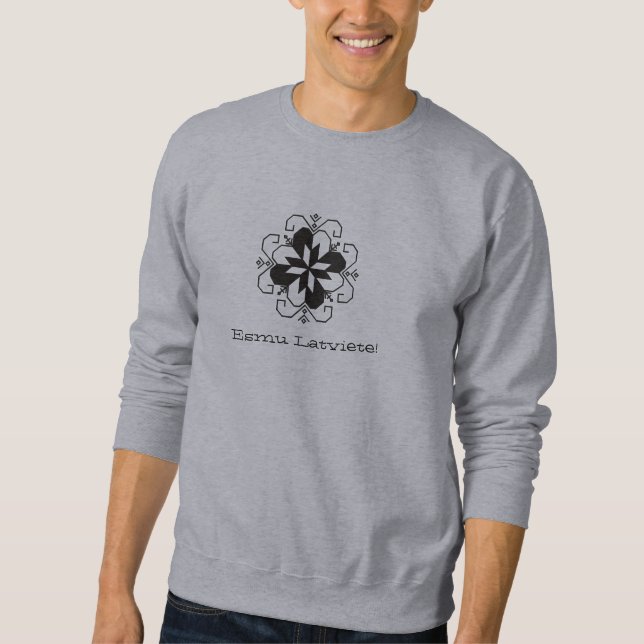 I am Latvian (female version) Sweatshirt (Front)