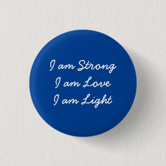 I am Light button (blue)
