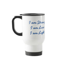 I am Light travel mug