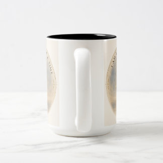 I AM LIVING IN A SPACE &TIME Two-Tone COFFEE MUG