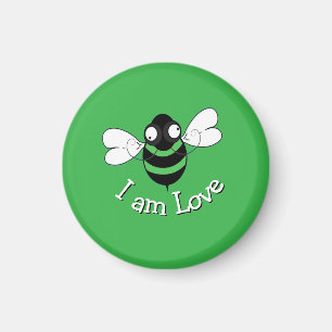 I Am Love Bee Magnet