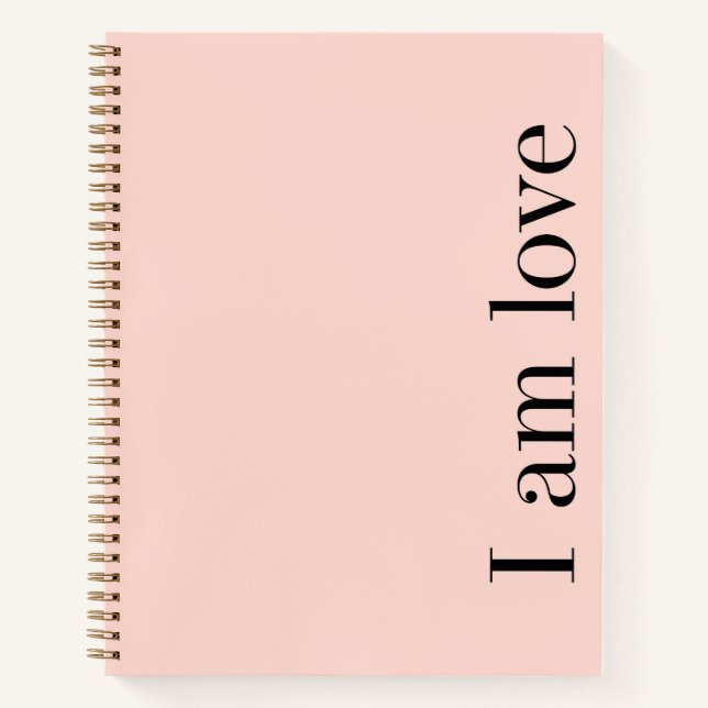 I am Love Notebook (Front)