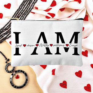 I am Loved, Chosen, Worthy, Victorious, Enough Accessory Pouch