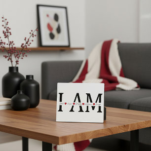 I am Loved, Chosen, Worthy, Victorious, Enough Plaque