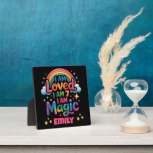 I Am Loved I Am Magic Birthday Girl Affirmation Plaque