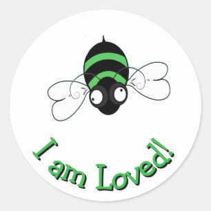 I Am Loved Round Sticker