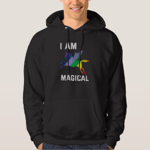 I Am Magical Unicorn Gay Pride Parade Retro Lgbtq Hoodie