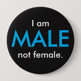 I am MALE Button