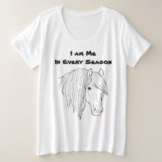 I am Me in Every Season Plus Size T-Shirt