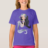 I Am Mer-mazing Girls' Hanes TAGLESS® T-Shirt
