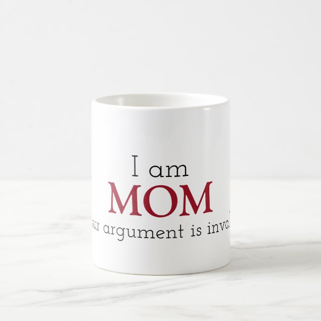 I Am Mum Customisable Coffee Mug (Center)