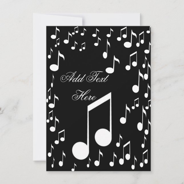 I Am Music,Celebrate_ Invitation (Front)