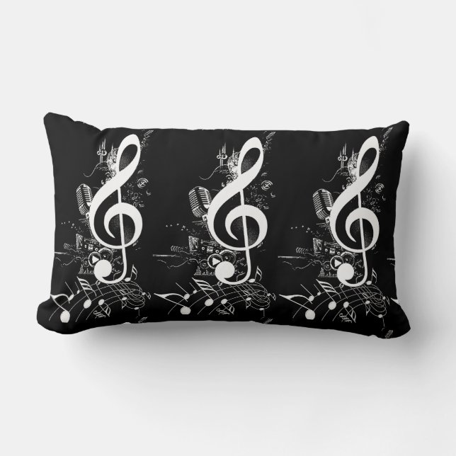 I am music_ lumbar cushion (Front)