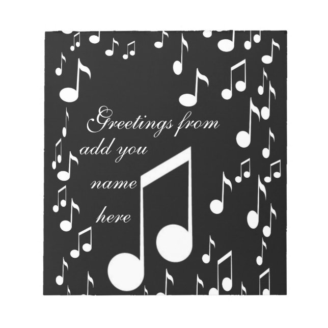 I am music_ notepad (Front)