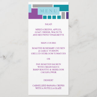 I AM MY BELOVED Wedding Menu Card