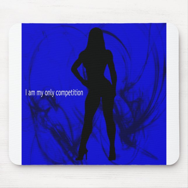 I am my only competition - Fitness / Bodybuilder Mouse Pad (Front)