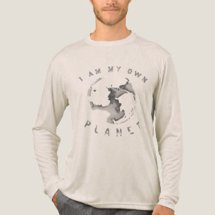 "I Am My Own Planet" Philosophical Psychology Art Tri-Blend Shirt