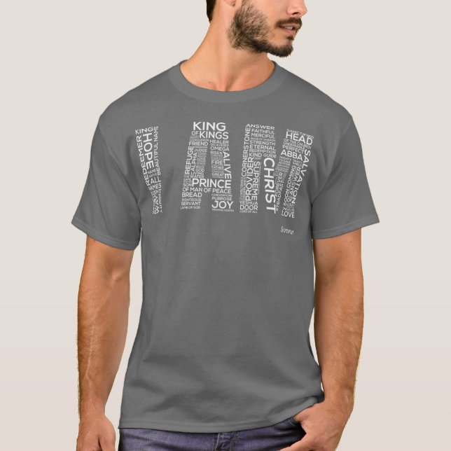 I AM Names of Yahweh YHWH God Christian Faith T-Shirt (Front)