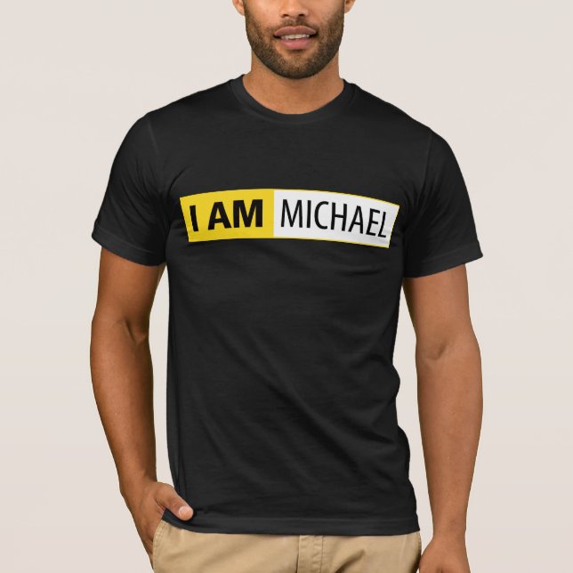 I AM NIKON SERIES T-SHIRTS WITH YOUR NAME (Front)
