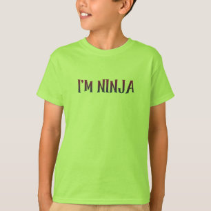 I am Ninja proud cute warrior boy  T-Shirt