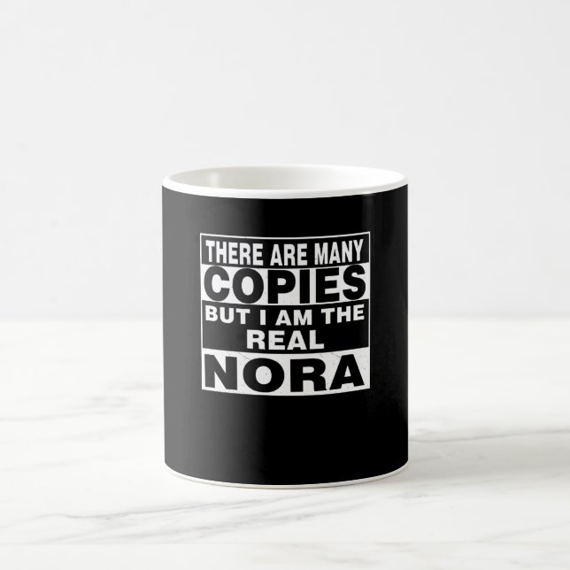 I Am Nora Funny Personal Personalised Gift Coffee Mug (Center)