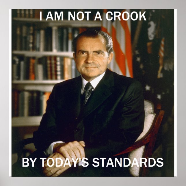 i am not a crook poster (Front)