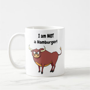I am NOT a Hamburger! - Vegetarian Coffee Mug