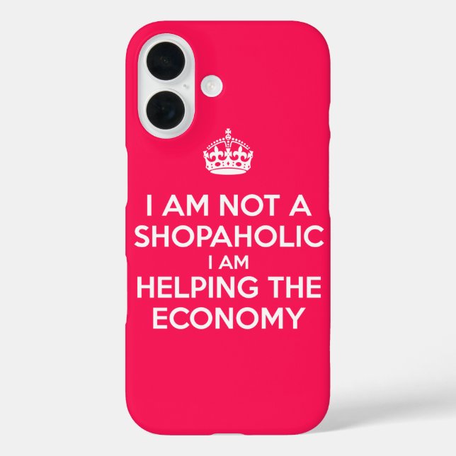 I am not a Shopaholic Case-Mate iPhone Case (Back)