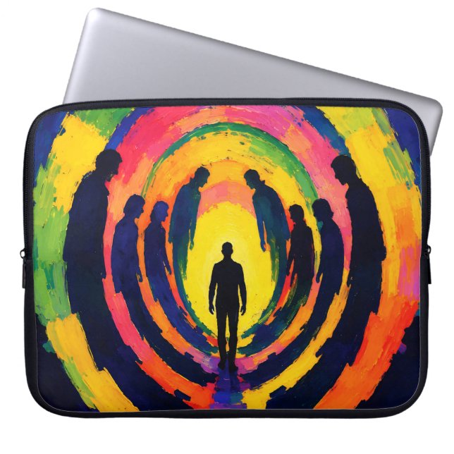 I Am Not A Target, I Am A Leader Laptop Sleeve (Front)