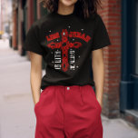 I Am Not Alone - Believers Holy Spirit For Woman  T-Shirt<br><div class="desc">The Lion of Judah is always with you. You are not alone. Celebrate and share your faith with this customizable Christian t-shirt designed to express your belief boldly. The default name on the back can be easily personalized to make it uniquely yours. Perfect for Christian gatherings, church events, crusades, revivals,...</div>