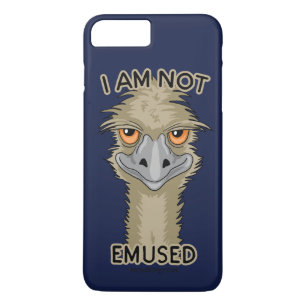 I Am Not Emused Funny Emu Pun Case-Mate iPhone Case